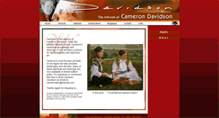 Desktop Screenshot of camerondavidsonart.com